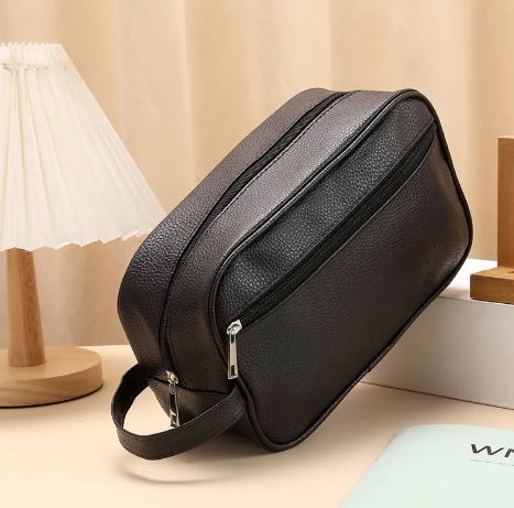 Luxvoyant™ Premium Travel Dopp Kit – Leather Toiletry Organizer