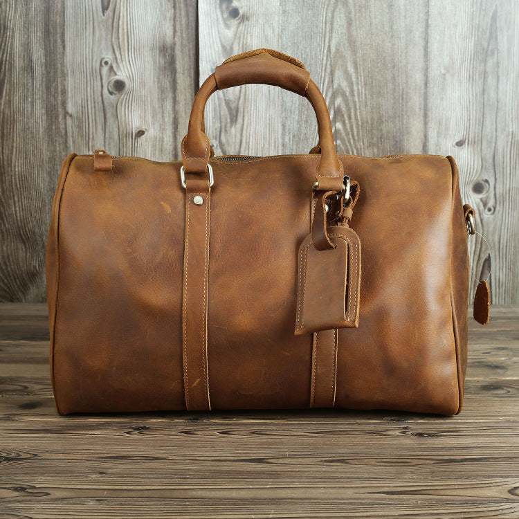 Luxvoyant™ Leather Weekender Bag