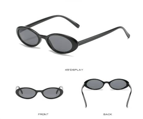 Luxvoyant™ Oval Luxe Sunglasses – UV Protection & Vintage Design