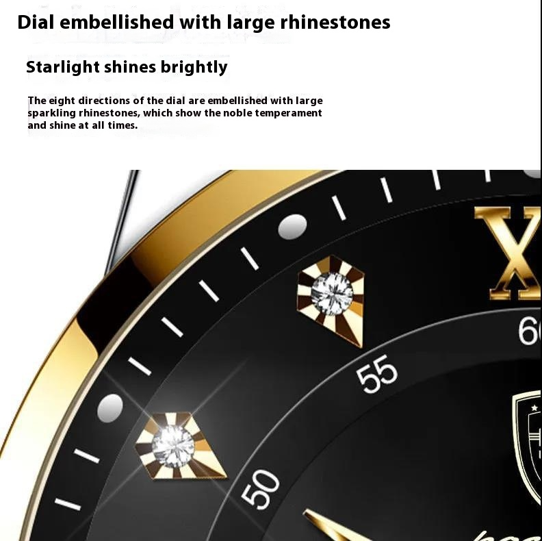 Luxvoyant™ Classic Leather Timepiece – Luxury Sports Watch