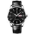 Luxvoyant™ Classic Leather Timepiece – Luxury Sports Watch